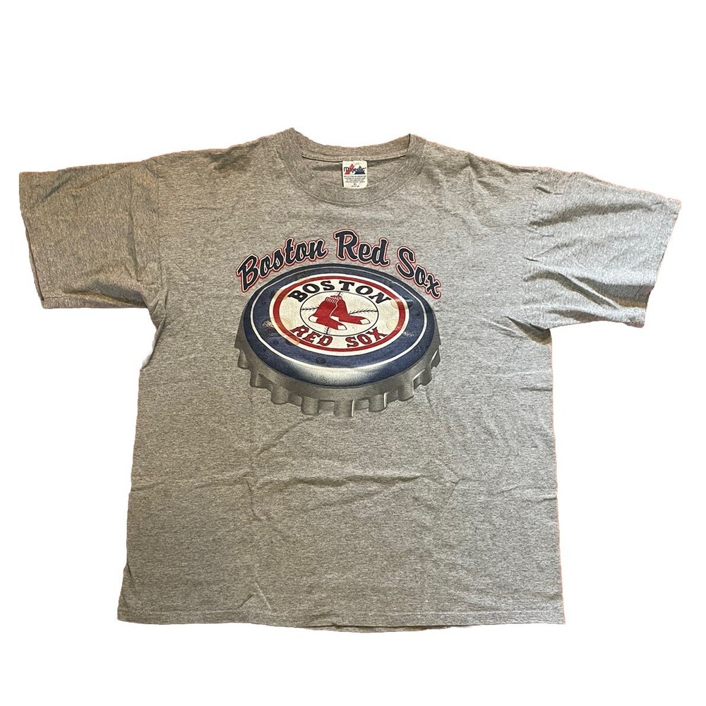 VTG Boston Red Sox Big Logo T Shirt Size‎ XL Gary Majestic MLB